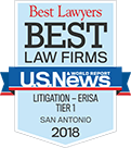 Best Lawyers | Best Law Firms | U.S.News & World Report | Litigation-Erisa Tier 1 | San Antonio | 2018